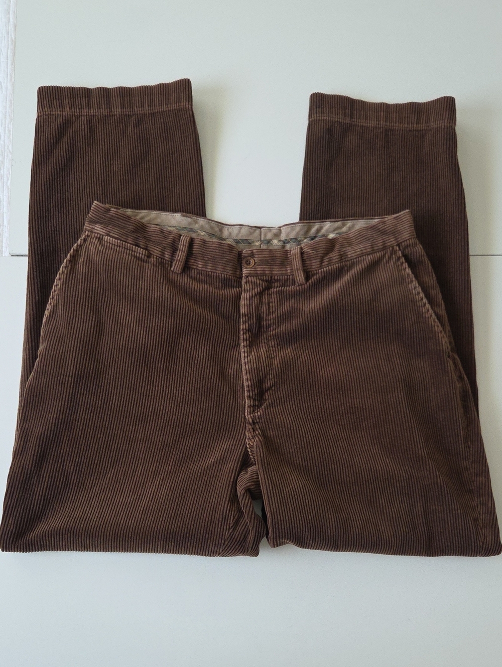 Polo by Ralph Lauren Men's Dark Brown Corduroy Pants 100%cotton 36